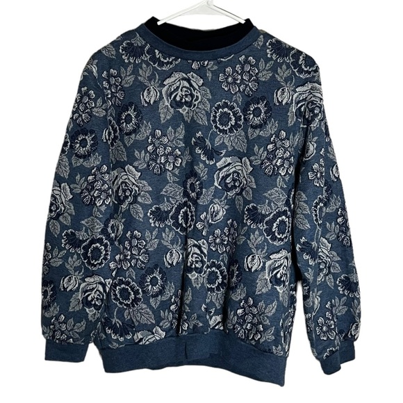 Cape Cod Sweaters - Vintage Cape Cod Sportswear Floral Grannycore Pullover Sweater  Retro 80s 90s